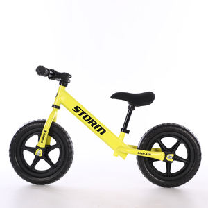 Nouveau vélo d'équilibre en acier de 12 pouces à bas prix avec cadre entièrement amorti, vitesse unique, sans pédales, capacité de charge de 75 kg pour les enfants de 2 à 5 ans - Product Image 5