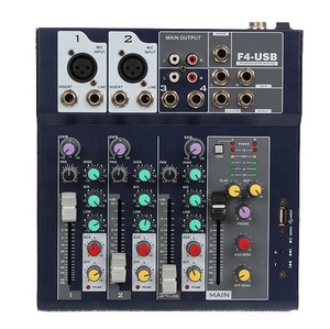 Bộ Trộn Âm Thanh Giao Diện 4 Kênh/Bộ Trộn Công Suất Âm Thanh Chuyên Nghiệp/Bộ Trộn Âm Thanh Âm Thanh Kỹ Thuật Số USB - Product Image 1