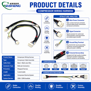 Câble de connexion du compresseur de réfrigérateur OEM Haier Midea <span class=keywords><strong>LG</strong></span> Samsung, ensemble de connecteurs - Product Image 3