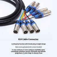Pour lien multi-core XLR équilibré résolution 4K câble de Signal Audio PVC mâle-femelle 4 voies éclairage de scène Audio multicanal