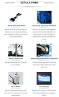 Impresora digital uv 2513, impresora industrial de inyección de base plana