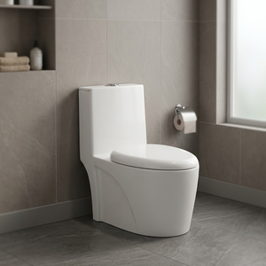 Wolf WC Sanitary Ware Soft Seat Cover WC Sièges de toilette monobloc S ou P Trap Sanitary Ware Toilette monobloc d'usine indienne - Product Image 2