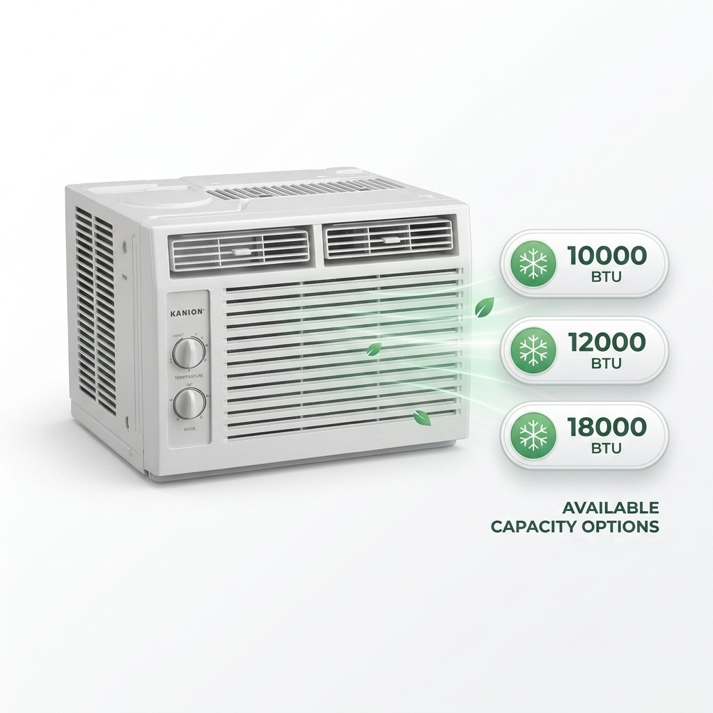 <strong>Window</strong> Type Air Conditioner R410A T1 <strong>110V</strong> 60Hz Fxied Frequency Acondicionador De Ventana for Venezuela & Latin America