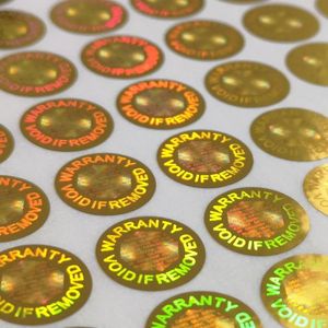 Etiquetas Holográficas de Seguridad Personalizadas: Etiquetas Holográficas Doradas y Hologramas de Autenticidad 3D - Product Image 4