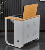 Bureaux d'ordinateur modernes en métal pour l'enseignement, avec fonction rabattable, pour les salles de classe et l'utilisation par les élèves