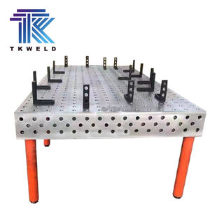 TKweld HT300 banc <span class=keywords><strong>de</strong></span> <span class=keywords><strong>soudage</strong></span> en fonte <span class=keywords><strong>de</strong></span> précision 3D 2000*1000*200 D16 D28 Q355 <span class=keywords><strong>table</strong></span> en acier moulé pour nouvelles stations <span class=keywords><strong>de</strong></span> <span class=keywords><strong>soudage</strong></span> utilisées - Product Image 1