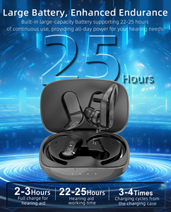 Amplificateur auditif rechargeable numérique BTE à son clair, 16 canaux, réduction du bruit, suppression du bruit, écologique pour les personnes âgées - Product Image 2