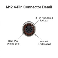 Connecteur femelle RJ45 à 4 broches de type A, prise M12, assemblage de câble Ethernet industriel Profinet, haute flexibilité, Cat6, PVC, électronique