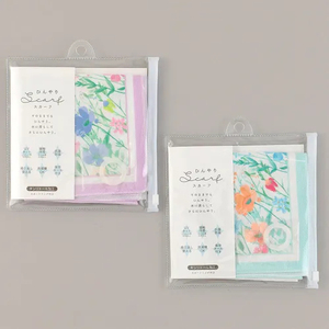 Écharpe au motif design aux couleurs vives, légère et douce, écharpe courte élégante pour femmes - Product Image 2