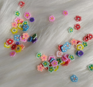 Nail Art Polymer Clay Slices Trái Cây Kẹo Hoa Hình Trái Tim 1Kg * 1 Túi Polymer 3D Trang Trí Trái Cây Lát - Product Image 5