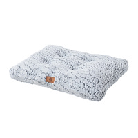 Coussin pour chien et chat en cuir PU, rectangulaire, moderne, confortable, respirant, lavable, pour toutes les saisons, vente en gros