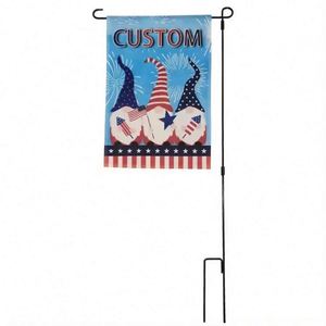 Fabricante de Banderas, Bandera Personalizada de 30x45cm, Impresión a una o dos caras, 12x18 Pulgadas, Bandera de Jardín para Navidad de Invierno - Product Image 1