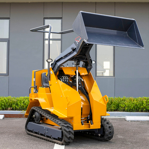 Elektrischer Frontlader mit Raupenfahrwerk 700kg <span class=keywords><strong>800kg</strong></span> Kompaktlader mit Rädern Mini-Kompaktlader - Product Image 3