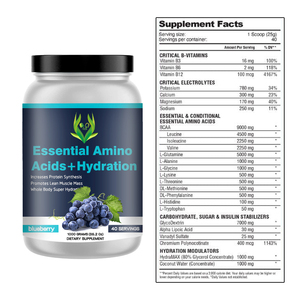 פרמיה חומצות אמינו פרמיה הידרציה אבקת שריר שימור תפקוד קוגניטיבי תמיכה משקה אבקת טעם - Product Image 2