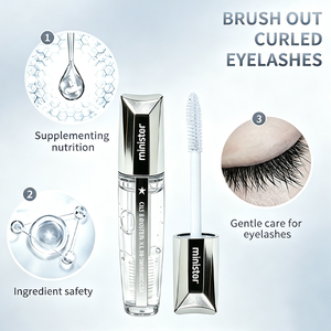 Mascara transparent pour cils, base transparente pour cils, gel fixateur de cils waterproof à fibres blanches, maquillage des yeux personnalisé, vente en gros - Product Image 4