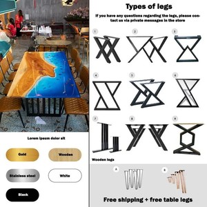 โต๊ะทะเล, โต๊ะในครัว, โต๊ะอีพ็อกซี่, โต๊ะเรซิน, โต๊ะทำมือ, โต๊ะห้องนั่งเล่น, โต๊ะกาแฟ, โต๊ะรับประทานอาหาร - Product Image 6