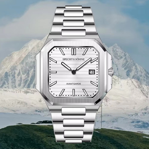 Reloj Cúbico Ultrafino Specht & Sohne 2025, Nuevo y Popular, para Hombre, Reloj de Pulsera de Cuarzo, Color Verde Zafiro, Luminoso e Impermeable - Product Image 3