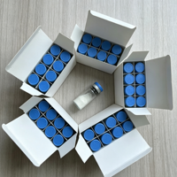 Poudre de peptides GHK-CU lyophilisés à 99% de pureté, matière première cosmétique, poudre de peptide de cuivre GHK-CU, flacons de 50 mg et 100 mg, produits OEM