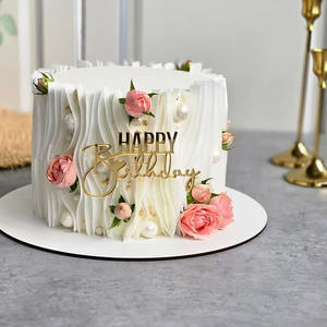 Decorazione per Torta con Scritta 'Happy Birthday' in Inglese, per Feste di Compleanno e Giornate dei Bambini - Sconto Quantità - Product Image 3