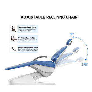 New Design Super Comfortable Premium High Quality Portable <strong>Electric</strong> <strong>Dental</strong> <strong>Chair</strong> Full Set <strong>Unit</strong> Price - Product Image 2