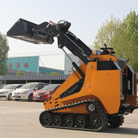 Chine Offre Spéciale ménage jardin Mini Skid Steer Loader prix avec livraison gratuite chargeur frontal et composants de noyau de pompe