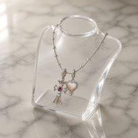Collier pendentif croix gothique, collier ras du cou à franges multicouches pour femmes, style grunge audacieux