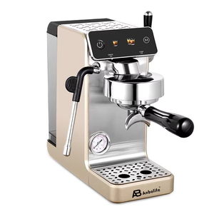 เครื่องชงกาแฟเอสเพรสโซเชิงพาณิชย์ Anbolife ขนาด 58 มม. พร้อมกรวยกรองเกรดเชิงพาณิชย์และตัวกรองสแตนเลส พร้อมเครื่องบดกาแฟในตัว - Product Image 2