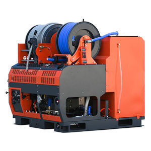 <span class=keywords><strong>Machine</strong></span> de nettoyage de <span class=keywords><strong>tuyau</strong></span> de télécommande de réservoir d'eau d'acier inoxydable de la WS1865-pro 2600psi16gpm de jet de vidange 500L pour le plombier - Product Image 3