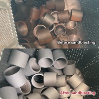 Sableuse intelligente à tambour rotatif à utilisation abrasive 98% pour pièces en alliage de cuivre