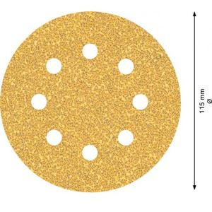 BOSCH - 2608900811 Expert C470 sandpaper with 8 holes for <b>random</b> <b>orbital</b> <b>sanders</b> - EAN 4059952541495 ABRASIVES ABRASIVE PAPERS - Product Image 2
