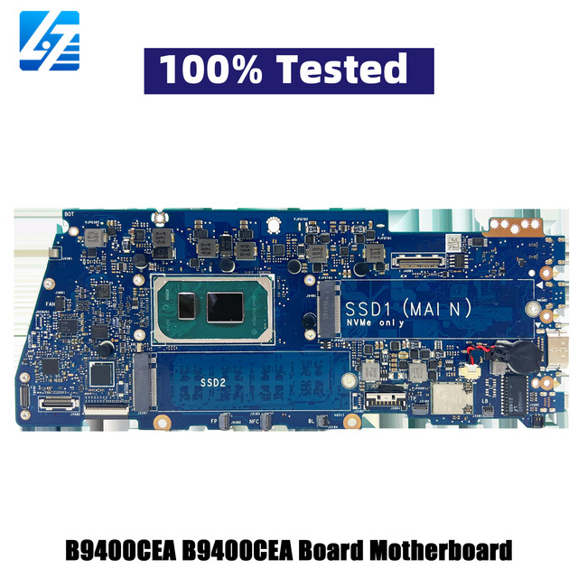B9400CEA Laptop Motherboard for ASUS ExpertBook B9400C B9400CEA Notebook Mainboard With 11th Gen I3 I5 I7 Tests OK Fast Shipping