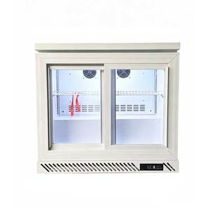 <span class=keywords><strong>Mini</strong></span>-réfrigérateur à température unique avec porte vitrée LED, refroidissement direct, 1 étagère, pour comptoir de bar, vitrine à <span class=keywords><strong>vin</strong></span>, usage en supermarché - Product Image 6
