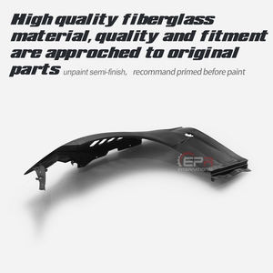 Ailes avant style luxe pour 370Z Z34 (à partir de 2009) - Aérations supérieures et inférieures ouvertes - Fibre de verre - Installation facile - Product Image 4