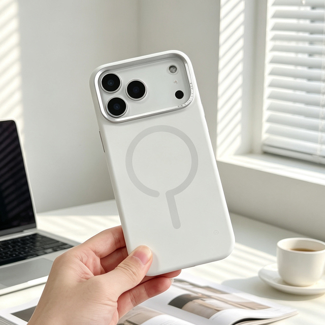 JOYPORODO S009 Trendy Liquid Silicone Magnetic Phone case for iPhone 17 16 15 14 Pro Max Funda De Teléfono De Silicona Liquida