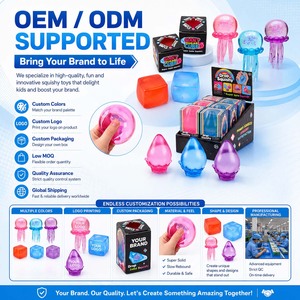 Jouet sensoriel anti-stress en forme de pieuvre en gelée, jouet à main pour enfants, animal marin, vente en gros OEM/ODM - Product Image 6