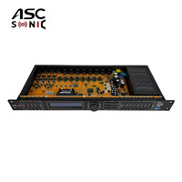 ASCSONIC AD48 Processeur vocal pour enceintes professionnelles 4 entrées 8 sorties, système de traitement audio numérique DSP, contrôleur