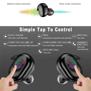 Auriculares Inalámbricos GAE-120, Auriculares Deportivos, Sonido Estéreo 3D, Música TWS, Auriculares Intrauditivos Táctiles BT - Product Image 6