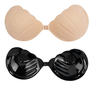 <span class=keywords><strong>Soutien</strong></span>-<span class=keywords><strong>gorge</strong></span> push-up adhésif en silicone confortable sans bretelles pour femmes Invisible réutilisable 3D Plam Shell forme imperméable respirant - Product Image 1