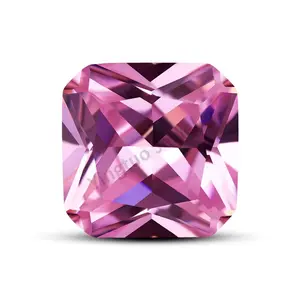 合成优质5a级锆石粉色锆石价格辐射切割松散石立方氧化锆宝石