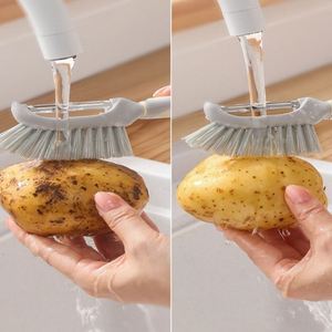 Couteau d'office personnalisé OEM & ODM Couteau d'office de cuisine multifonction avec brosse - Product Image 5