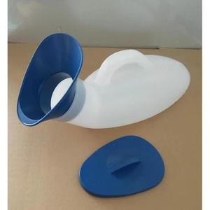 Urinoir unisexe, urinoir à large ouverture avec couvercle, adapté aux personnes âgées alitées, collecteur d'urine. - Product Image 1