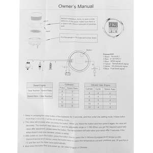 Einfache Installation 85mm U/min Temperatur öldruck Kraftstoffs tands messer Schwarzes Zifferblatt Multifunktion messgerät für Autos Motorräder Neuer Drehzahl messer typ - Product Image 6