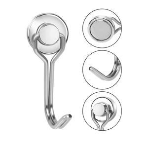 Custom di alta qualità supporto in alluminio in acciaio inox lega di metallo rotondo dadi Base per la casa gancio magnetico - Product Image 1