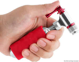 <span class=keywords><strong>Gonfleur</strong></span> d'air rapide au <span class=keywords><strong>CO2</strong></span>, pompe à pneus de vélo de route portable avec coque en alliage d'aluminium durable, <span class=keywords><strong>gonfleur</strong></span> de pneus de vélo de route/MTB pour AV/FV - Product Image 2