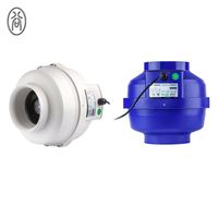 8 pouces 200mm AC ventilateur de conduit en ligne Double entrée Offres Spéciales contrôle de vitesse centrifuge contrôle de vitesse de ventilateur de conduit en ligne