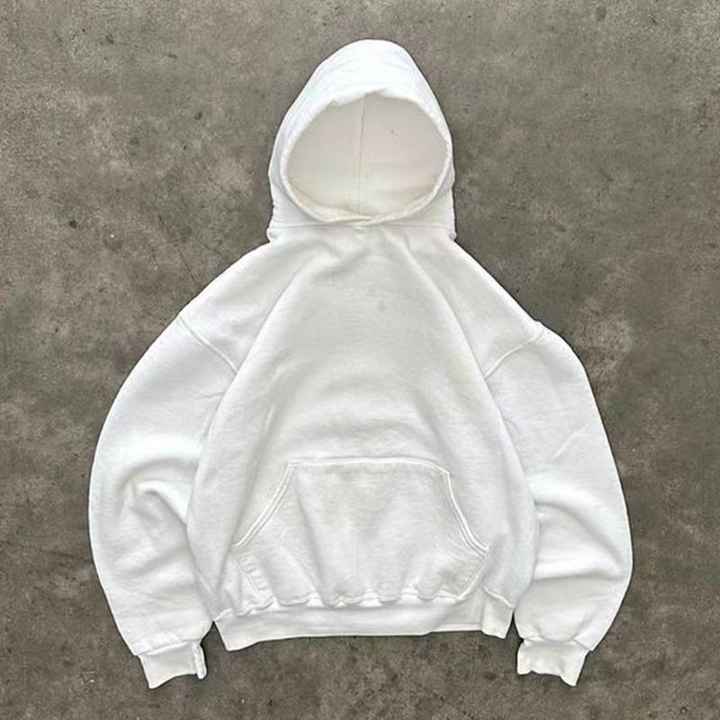 plain white cropped hoodie