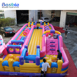 Carrera <span class=keywords><strong>de</strong></span> obstáculos inflable <span class=keywords><strong>de</strong></span> PVC con certificado CE <span class=keywords><strong>de</strong></span> color personalizado con capacidad 40 para uso en interiores y exteriores - Product Image 6