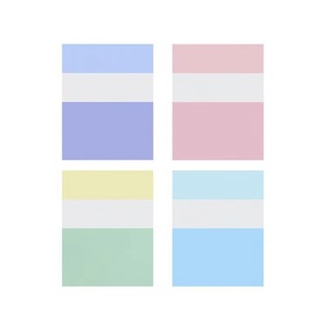 Chenguang Pet 3x3 Transparent <b>Sticky</b> <b>Notes</b> 50 Sheets Solid Color Ys644 Self Adhesive Memo Pad - Product Image 2