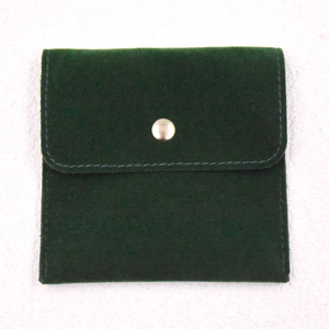 Bestpackaging Custom logo Microfiber Suede Jewelry Packaging Pouch <b>Envelope</b> Jewel <b>Gift</b> Bag Flap Jewelry Pouch Snap Button - Product Image 5
