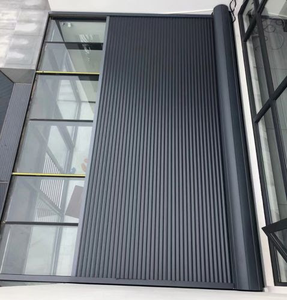 Volet roulant commercial en aluminium à grande couverture, imprimé sur mesure et éclairé, pour <span class=keywords><strong>café</strong></span>, bureau - Product Image 1